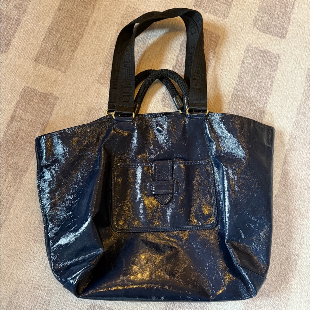 Clare V Grande Bateau Tote Twilight Crinkle